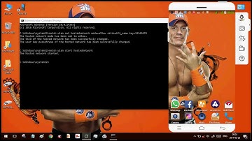 how to create hotspot using windows 10 command prompt