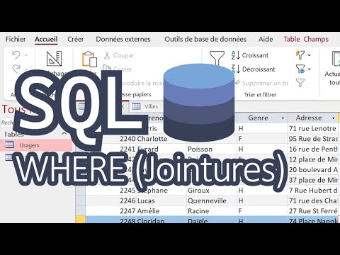 SQL Queries: WHERE (Joins) - Explanations & Examples - Databases
