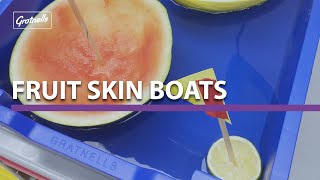 #WhatsInMyTray - Science Project - How to Make Fruit Skin Boats - STEM Challenge