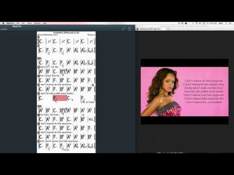 Unfaithful. Chords at MyPartitur - Rihanna.