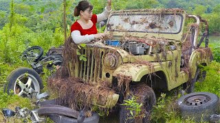 Download Lagu Girl Restores Legendary 1945 Jeep After 80 Years Abandoned - Full Cleaning \u0026 Restoration MP3 Download Lagu Girl Restores Legendary 1945 Jeep After 80 Years Abandoned - Full Cleaning \u0026 Restoration MP3