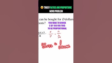 Tricky Ratios and Proportions Word Problem