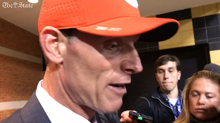 Clemson DC Brent Venables proud of unit's play at Wake Forest