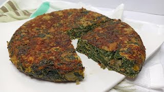 TORTILLA DE ACELGA súper nutritiva!! Receta casera y fácil de hacer