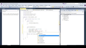Create Dynamic  Control