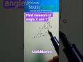 How to find measure of angle X and Y in the given Triangle #MathMarrow