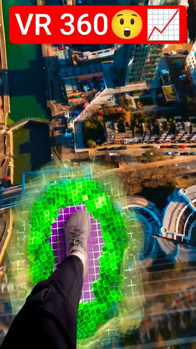 VR 360 🥸magine you're walking down a skyscrape😲😎r#vrgames #vr360video #vr360 #virtualreality #vr180