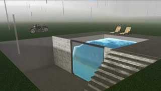 How to make infinity pools in bloxburg