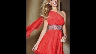 Parte exilio salón Vestidos de fiesta cortos, elegantes y baratos - YouTube