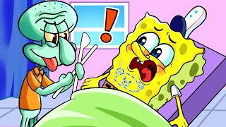 Squidward! Please Don't Hurt SpongeBob? - Spongebob SquarePants Animation