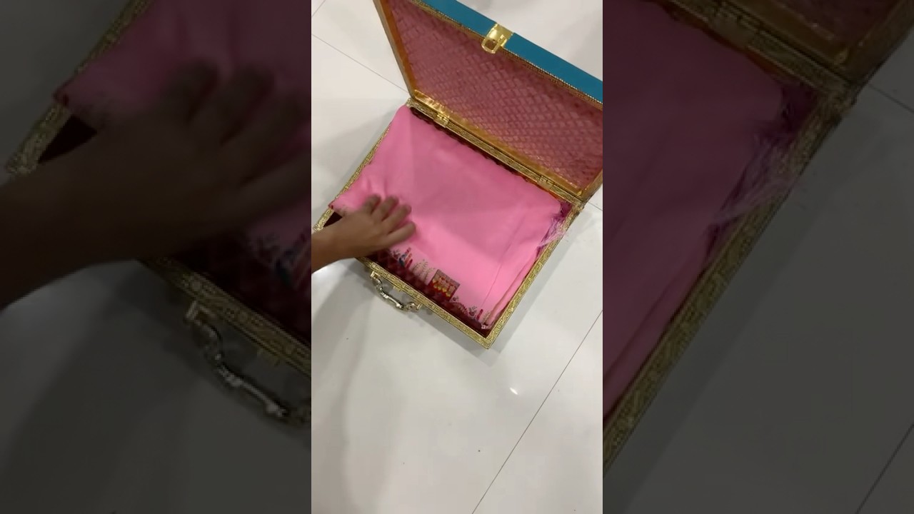 Soft Viscose Gaji Silk Position Pashmina Saree