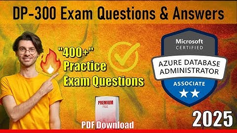 DP-300 |📋Master The Microsoft Azure Database Administrator Exam💯Paid Questions Free✅