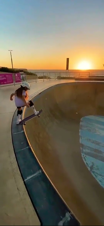 skating girl fullscreen whatsapp status #statusplanet