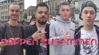 ShimmyMC, CASHISCLAY, KRICKZ Und AyLien Rappen spontan auf Fantreff ● Rapper Alarm #1