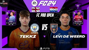 TEKKZ VS LEVI DE WEERD | FC Pro Open 24 Match Week 4 - Group D