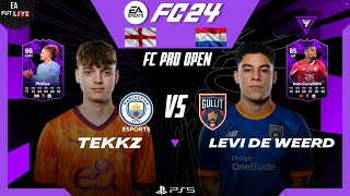 : TEKKZ VS LEVI DE WEERD | FC Pro Open 24 Match Week 4 - Group D