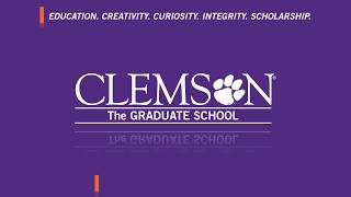 Clemson Graduate Application Video screenshot 5