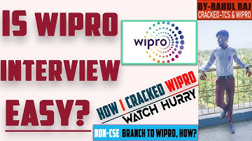 Secret ways to crack Wipro interview in short time | Is Wipro Interview easy? | All doubts resolved