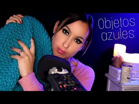 Asmr Te duermo con OBJETOS AZULES