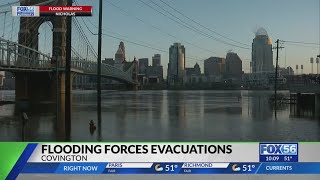 Flooding forces evacuations in Covington