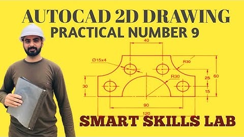 AutoCAD 2D Drafting Full Exercise #9 | Basic to Advanced Step by Step Training in Hindi