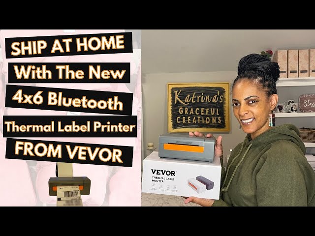  VEVOR Thermal Label Printer, 4x6 Label Printer