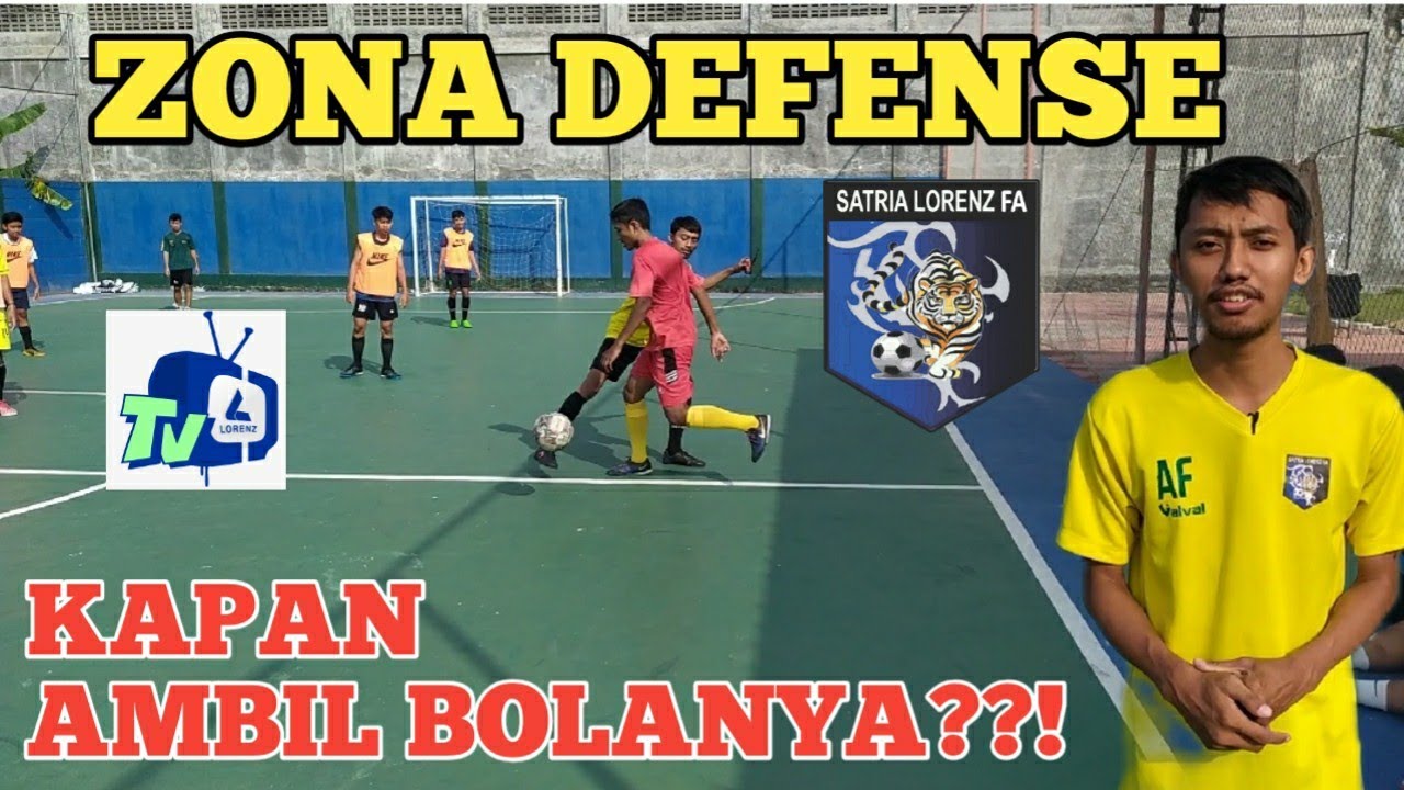 LATIHAN FUTSAL (KAPAN AMBIL BOLA SAAT ZONA DEFENSE??!)