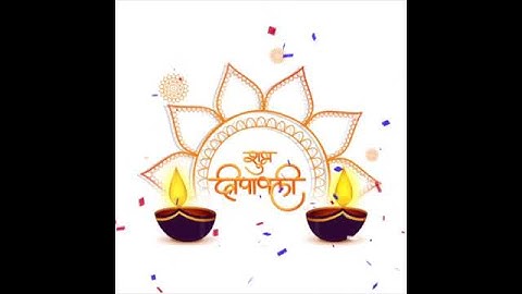 Shubh Deepavali And Happy Diwali Animation Video Advertising Template