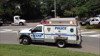 MAJOR NYPD INVESTIGATION, ELITE NYPD UNITS, NYPD ESU, FORT LEE NJ POLICE & BERGEN COUNTY NJ SHERIFF.