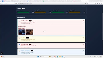 Continuity QA System: AI Visual Consistency Analyzer for Generative Films
