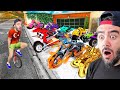FRANKLIN DÜNYANIN EN HIZLI MOTORSIKLETLERINI BULDU - GTA 5 MODS