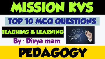 TEACHING & LEARNING| PART 1| KVS PEDAGOGY| KVS PREPARATION| THE ZORAWAR CLASSES