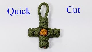 Double Connection Knot Parachute Cord Cross  Quick Cut