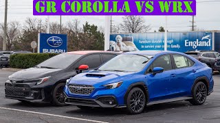 2024 Subaru WRX vs GR Corolla (Which one should you buy?) by Que_The_Chaotic 3,519 views 1 month ago 20 minutes