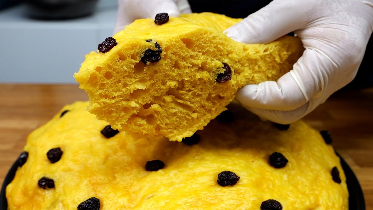 호박 술빵이 왜? 이렇게 맛있을까요 이걸 넣었습니다