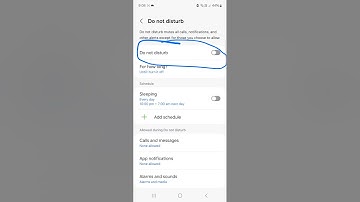 How To Turn On Do Not Disturb | On All Samsung Phones