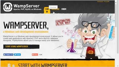 Installing WAMP - Downloading WAMP Server - Part 1
