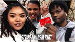 We went to the must multicultural streets of Madrid.