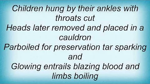 Brodequin - Trial By Ordeal Lyrics