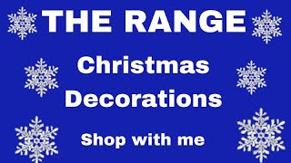 CHRISTMAS DECORATIONS AT THE RANGE - SHOP WITH ME