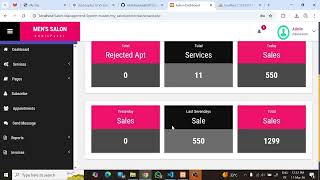 Salon Management System Project in PHP | Full Project Demo | Final Year Project