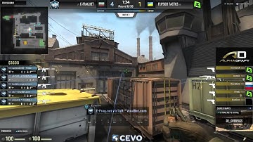 FlipSid3 Tactics vs Team E-Frag.net Game 1 (CEVO-P CS:GO Season 8) - Helium & Metuz