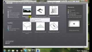 Revit 01-01 Starting Autodesk Revit Architecture