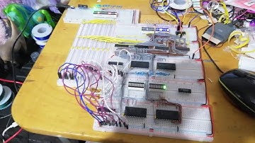 16bit Breadboard Computer, Registers and ALU Part 1