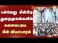 Fish Sale | பல்வேறு மீன்பிடி துறைமுகங்களில் களைகட்டிய மீன் வியாபாரம் | Chennai | Kasimedu | Sun News