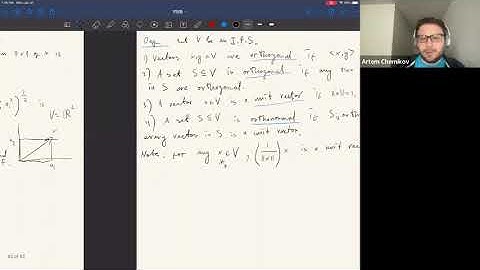 Linear Algebra, Lecture 11 (Review: Inner Product Spaces; Adjoint Operators)