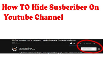 how to hide subscribers on YouTube Channel Urdu Hindi Tutorial
