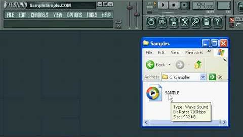 How To Sample in Edison (Quickly Drag Samples into FL Studio Edison from Windows Explorer)
