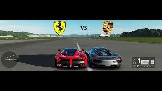 Drag racing a 2013 ferrari laferrari and 2014 porsche 918 spyder in
forza motorsport 7. this video includes short length long race. if
yo...