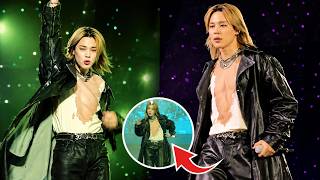 BTS Jimin’s Chicago Concert New Outfit SHOCKED ARMY — Black Leather Look & Rockstar Transformation! screenshot 5